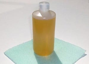 Sample Bottle of Pristine Cleaning Solution